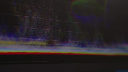 Poster - 4K Video RGB color wave diagram. Video for digital film post production editing.