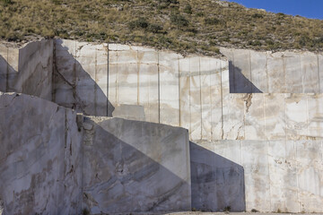 Sticker - Marble quarry and blue sky in Andalusia in Spain