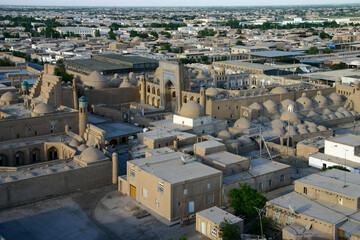 Wall Mural - View of Ichan Kala, the walled inner town of the city of Khiva, Uzbekistan