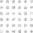 © Kirill - communication vector icon set such as: hub, learner, integration, distance, settings, info, instruction, protection, go, cooperation, corporate, click, demonstrate, generate, globe, look, link