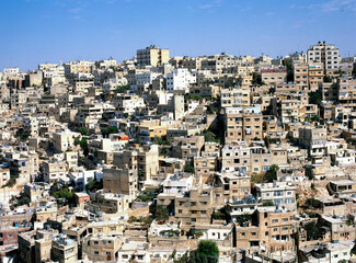 View of Amman the capital of Jordan