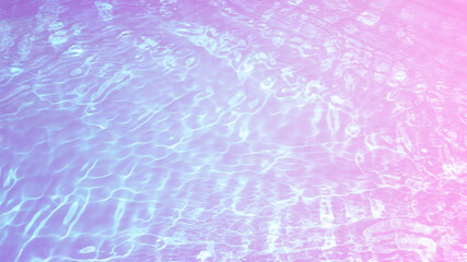 Poster - beautiful blue water with glare of light in the pool.
