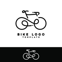 Wall Mural - Bicycle illustration logo