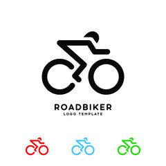Wall Mural - Bicycle illustration logo