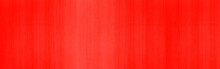 Panorama Of Vintage Red Painted Plywood Wall Texture And Seamless Background