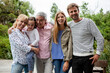 © PhotoAlto - Portrait of happy family standing together