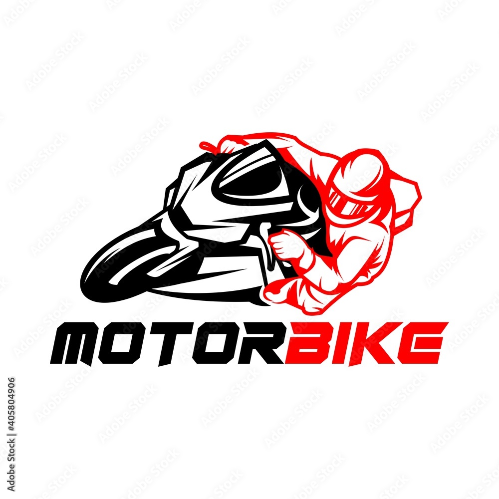 motorcycle vector logo Stock Vector | Adobe Stock, image size:1000x1000