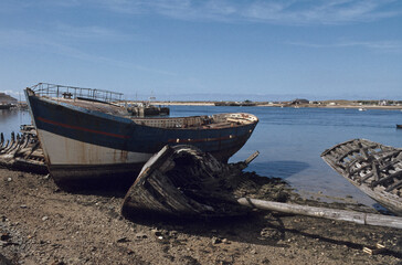 Naklejka na meble Schifffriedhof in der Bretagne