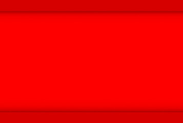 Fototapete - 3d rendering. minimal empty red space wall design art background.