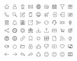 © Robbiya - Set of icons, for web mobile app vector illustration