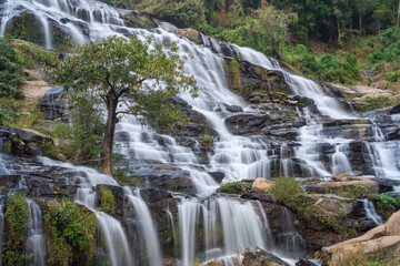 Mae Ya waterfall at Doi Inthanon national park, Chom Thong District,Chiang Mai Province, Thailand
