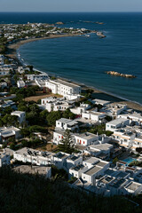 Wall Mural - View from above of a part of Skyros town or Chora, the capital of Skyros island in Greece