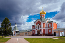 View Of The Church Of Philip, Metropolitan Of Moscow On The Territory Of The Valdai Iversky Monastery. Valdaysky District Of Novgorod Oblast, Russia. August 2020.