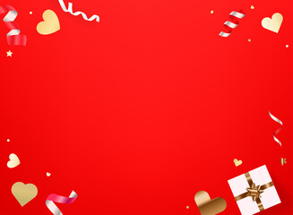 Aufkleber - Happy Valentines Day vector background