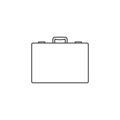 Wall Mural - Briefcase icon. Line style. Vector.