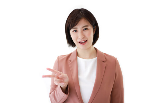 手話の指文字「は」
