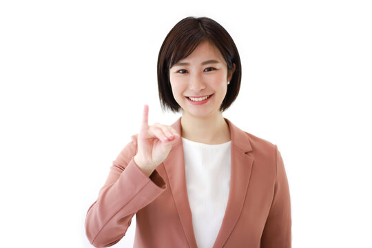 手話の指文字「ち」