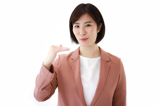 手話の指文字「こ」