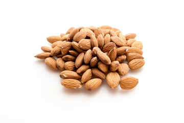 Sticker - Almonds with white background