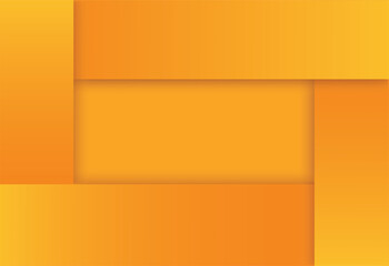Leinwandbilder - modern yellow square on yellow background vector illustration