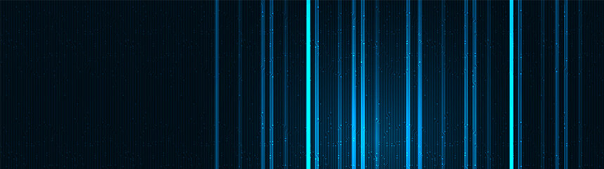 Poster - Panorama Security Technology Background,Hi-tech Digital and sound wave Concept design,Free Space For text in put,Vector illustration.