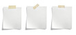 © Lumos sp - paper message note reminder blank background office business white empty page label adhesive tape