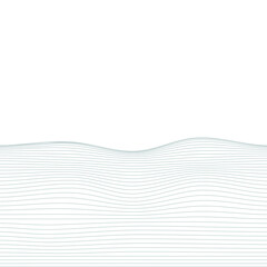 Poster - Abstract wave element for design. Stylized creative line art background. Vector illustration EPS 10.