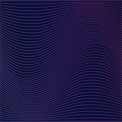 Poster - Abstract wave element for design. Stylized creative line art background. Vector illustration EPS 10.