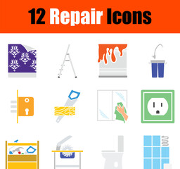 Wall Mural - Repair Icon Set