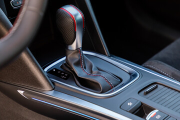 Wall Mural - Gear shift in new modern car