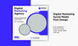 © workstock - Digital Marketing Agency Social Media Banner Post Template