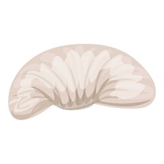 Wall Mural - Water sea shell icon. Cartoon of water sea shell vector icon for web design isolated on white background