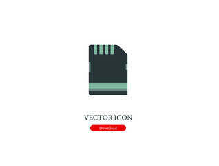 Poster - usb flash memory vector icon.  Editable stroke. Symbol in Line Art Style for Design, Presentation, Website or Apps Elements, Logo. Pixel vector graphics - Vector