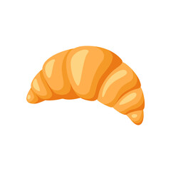 Sticker - Croissant Flat Illustration