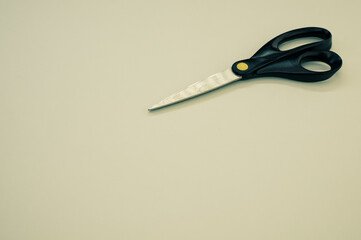 Poster - Scissors isolated on a grey background