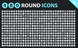 © Petr - 480 round black icons. Very big set. Vector illustration