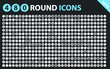 © Petr - 480 round black icons. Very big set. Vector illustration