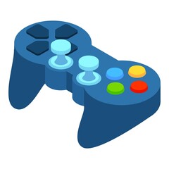 Poster - Joystick icon. Isometric of joystick vector icon for web design isolated on white background