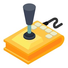 Poster - Gamepad icon. Isometric of gamepad vector icon for web design isolated on white background