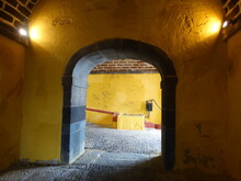 Corridor Of Old Building