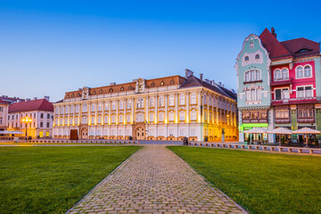 Wall Mural - Timisoara, Romania. Union Square, Banat historical region.