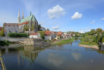 Canvas Print - Panorama von Görlitz mit Neisse