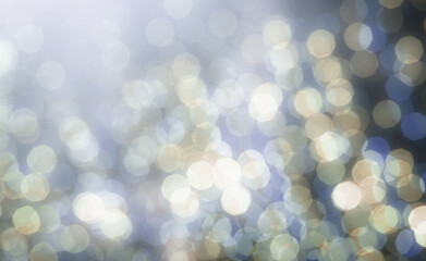 Wall Mural - blurred backdrop, blurred background, circle blur, bokeh blur from the light shining through as a ba