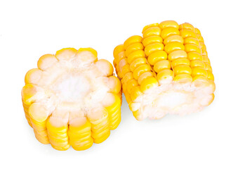 Wall Mural - corn isolated on a white background