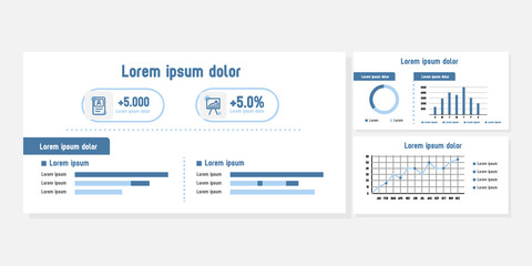 Poster - Set of infographic template design