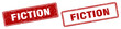 © Aquir - fiction stamp set. fiction square grunge sign