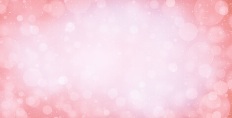 Wall Mural - pink background with bokeh