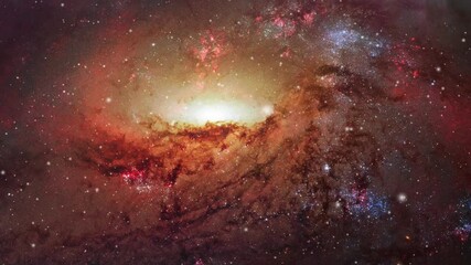 Wall Mural - a galaxy hovering in the universe