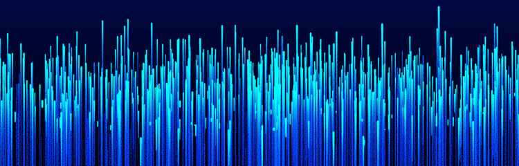 Poster - abstract speed background. centric motion of star trails. 3d rendering. starburst dynamic lines or r