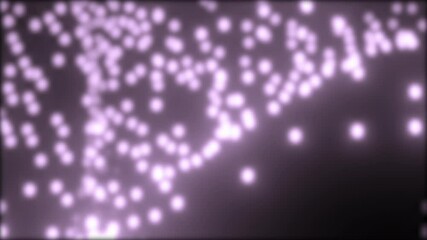 Poster - infinite loop simple pink particle  background animation with  wave